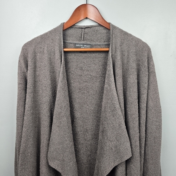 BAREFOOT DREAMS Bamboo Blend‎ Cozychic Lite Calypso Wrap Brown Womens Size S/M - Picture 3 of 12